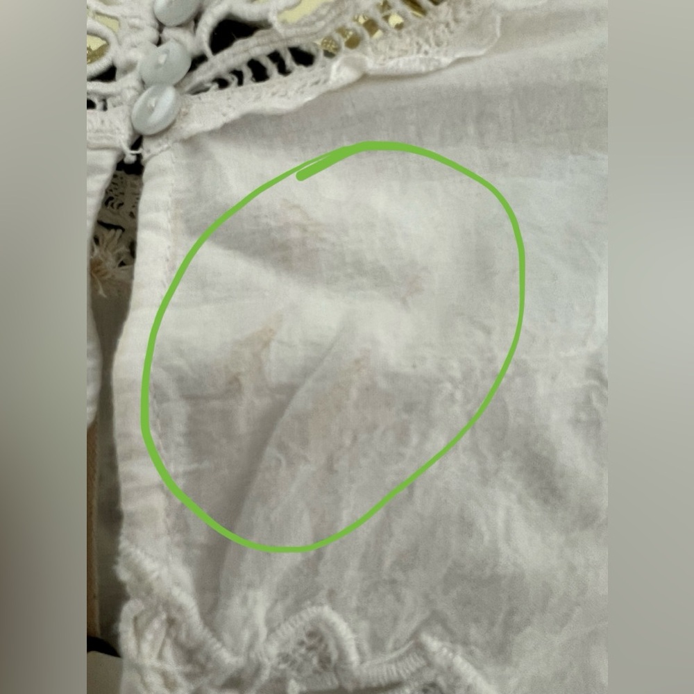 Anthropologie Ivory Lace Maxi Dress - Picture 10 of 16